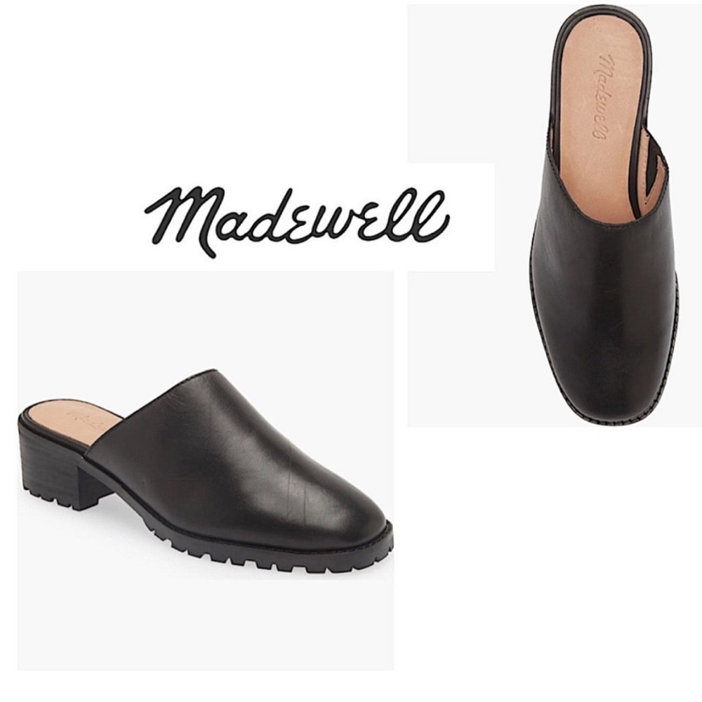 🍁Madewell Mindy Lugsole Mules Sz 7 - Like New Condition